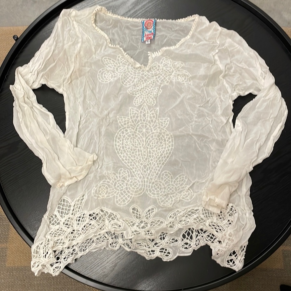 Sheer detailed cover up